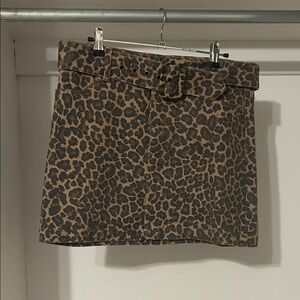 Show Me Your MuMu Animal Print Mini Skirt